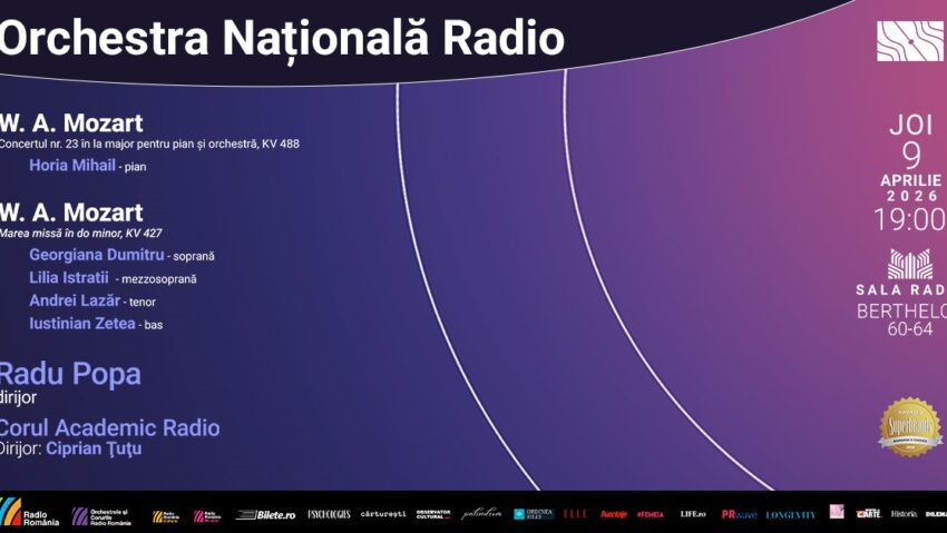 Concert de Paște la Sala Radio: Marea missă de Mozart