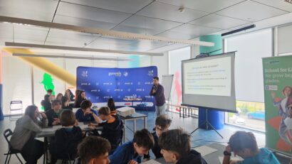 Campania #StaiSigurPeNet ajunge în școli: primul atelier pentru elevi, desfășurat la Genesis College