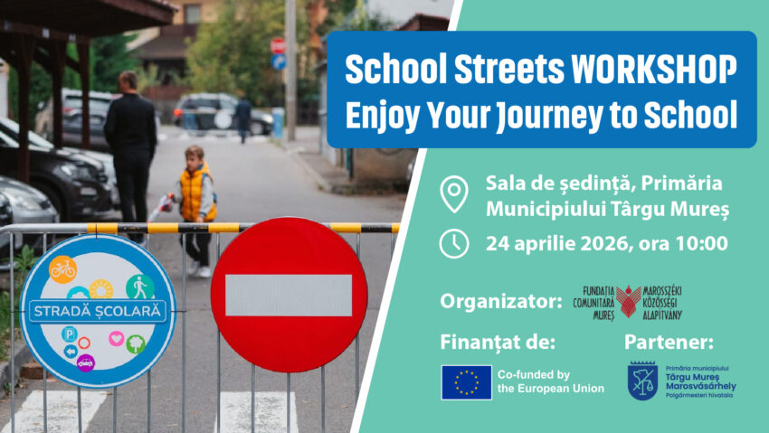 Târgu Mureș: proiect de optimizare a traficului auto în proximitatea școlilor