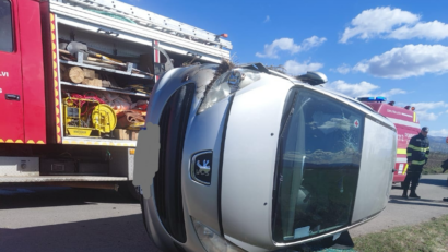 Accident rutier pe raza localității Joseni, cu o persoană încarcerată