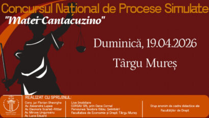 Concurs național unic de procese simulate pentru liceeni  la Tg.Mureș