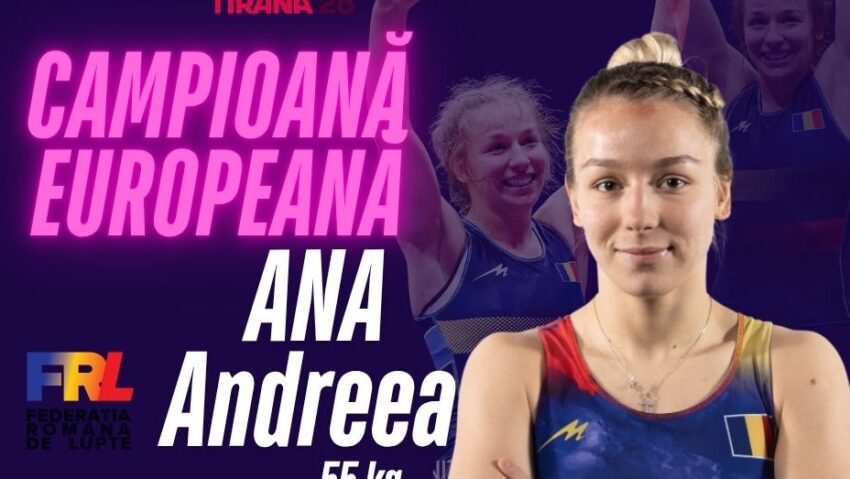 Aur, argint şi bronz pentru românce la Europenele de lupte