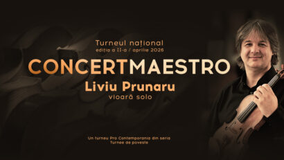 Liviu Prunaru concertează, astăzi, la Târgu Mureș, în turneul național „Concertmaestro”