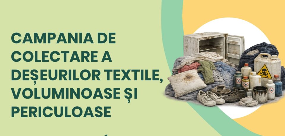 Mâine începe campania pentru colectarea deșeurilor voluminoase, la Târgu Mureș