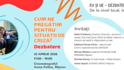 Dezbatere pe tema pregătirii în situații de criză, la Râșnov