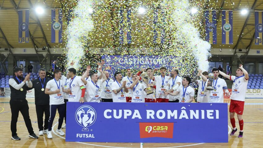 United Galaţi a câştigat Cupa României la futsal