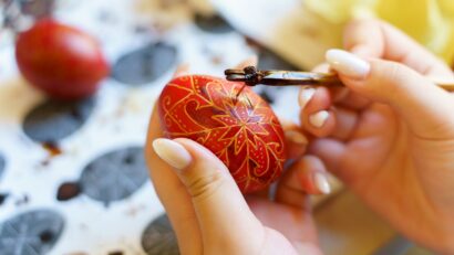 Maraton de încondeiat ouă la Sfântu Gheorghe