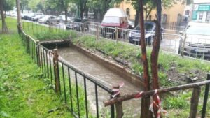 Zonă de relaxare pe strada Castanilor din Brașov