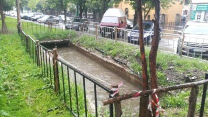 Zonă de relaxare pe strada Castanilor din Brașov