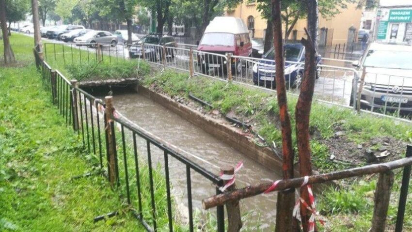 Zonă de relaxare pe strada Castanilor din Brașov