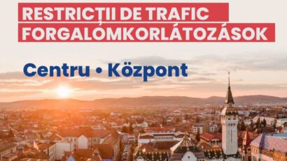Restricții de circulație în Târgu Mureș, din cauza unei parade studențești