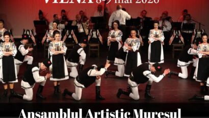 Ansamblul Artistic ‘Mureşul’ va evolua la Viena de Ziua Europei, la invitaţia Institutului Cultural Român