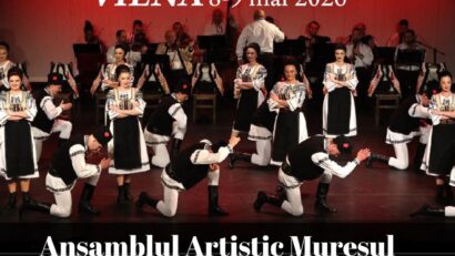 Ansamblul Artistic ‘Mureşul’ va evolua la Viena de Ziua Europei, la invitaţia Institutului Cultural Român