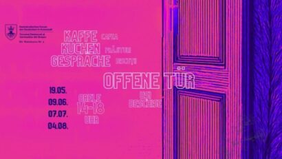 „Uşi deschise: cafea, prăjituri, discuţii”, un nou concept de ghid turistic