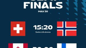 Campionatul Mondial de hochei, în ultimele faze