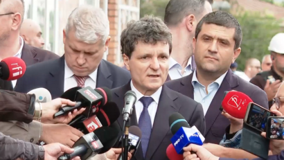 Preşedintele Nicuşor Dan se află la Galaţi unde i-a vizitat la spital pe cei doi răniți