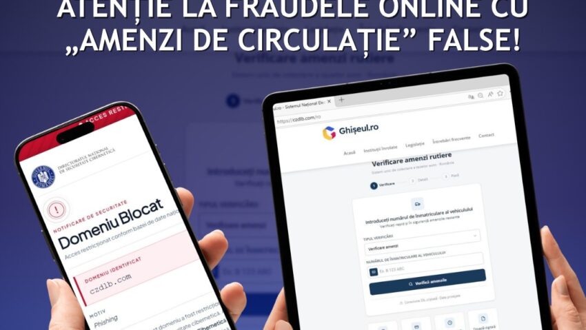 O campanie de înşelăciune online care vizează utilizatorii platformei Ghişeul.ro este în desfăşurare
