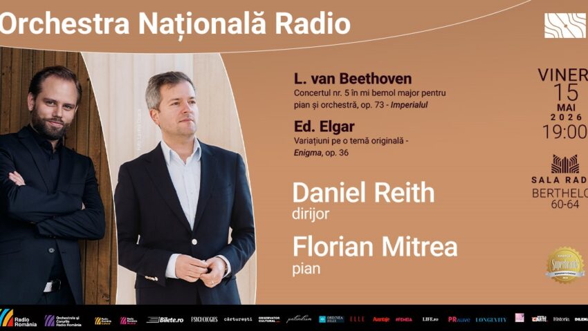 Imperialul de Beethoven cu pianistul Florian Mitrea, la Sala Radio