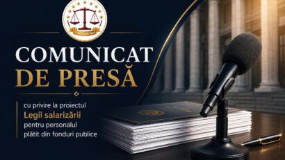 Sindicatul Naţional al Grefei Judiciare Dicasterial condamnă public noul proiect al legii salarizării