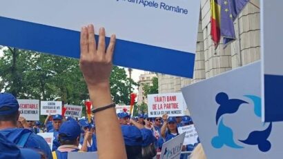 Sindicaliştii din Apele Române pichetează toate administraţiile bazinale din ţară, în perioada 4-8 mai