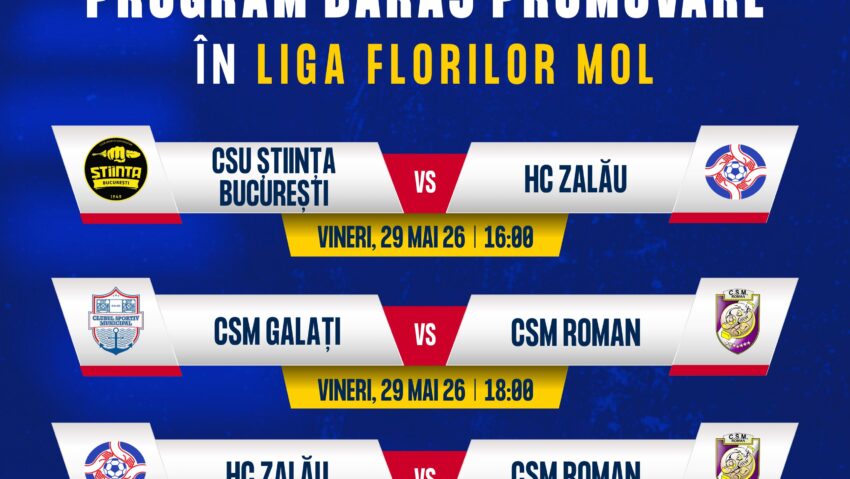 Baraj, la Brașov, pentru „Liga Florilor”
