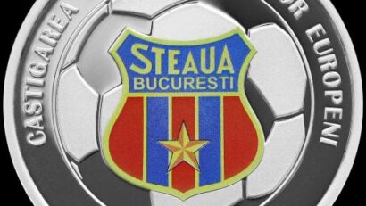 BNR va lansa două monede speciale, dedicate împlinirii a 40 de ani de la câștigarea Cupei Campionilor Europeni de către Steaua București