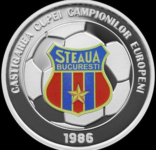 BNR va lansa două monede speciale, dedicate împlinirii a 40 de ani de la câștigarea Cupei Campionilor Europeni de către Steaua București