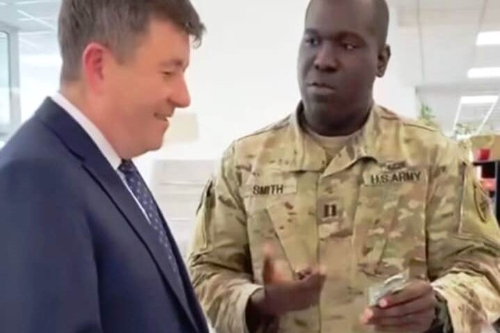 Delegaţie militară americană în vizită la Consiliul Judeţean Harghita