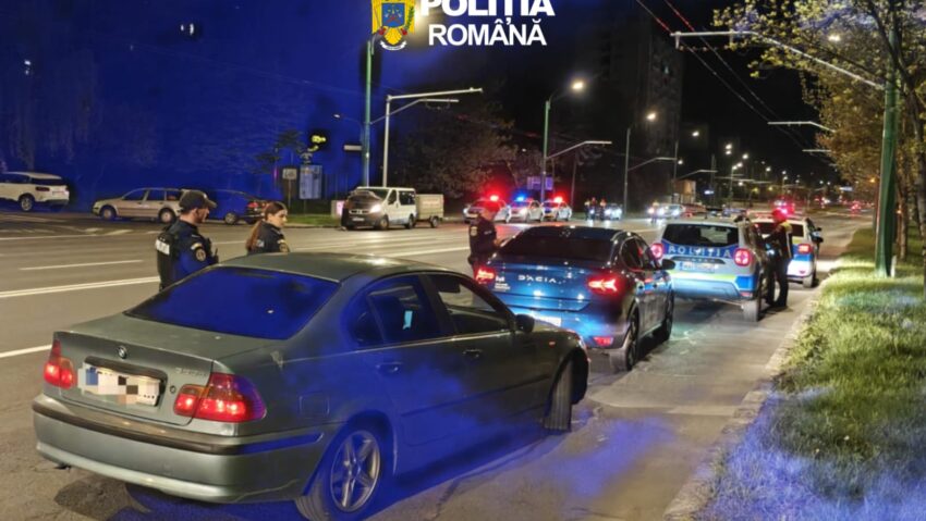 Acțiune de amploare a poliției: aproape 150 de șoferi prinși băuți la volan, 18 depistați pozitiv la droguri