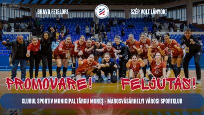 Handbalistele de la CSM Tg.Mureş au promovat în Liga Florilor
