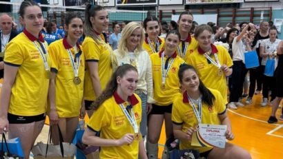CSU Medicina Târgu Mureş, campioană naţională la volei cadete