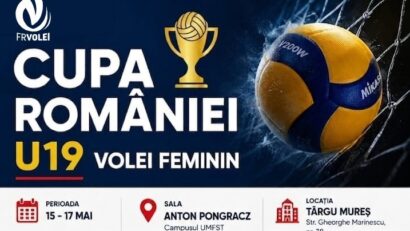 Târgu Mureş găzduieşte, în weekend, Cupa României la volei junioare
