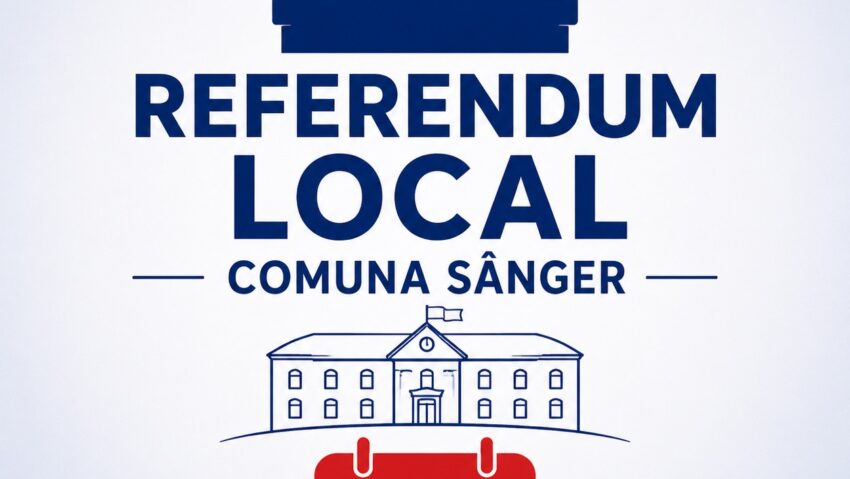 Referendumul pentru încetarea mandatului primarului comunei Sânger, Vasile Grec, va fi organizat pe 14 iunie