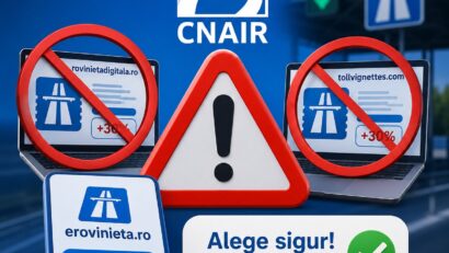 CNAIR atrage atenţia asupra site-urilor neautorizate de instituţie pentru vânzarea rovinietei
