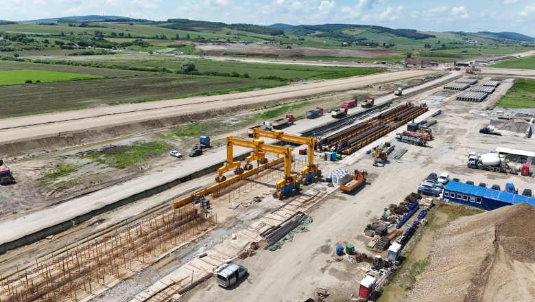 Prind contur primii kilometri ai Autostrăzii Unirii A8, între Tg. Mureș și Miercurea Nirajului!