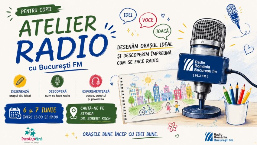 București FM caută cei mai tineri realizatori de radio din Cotroceni