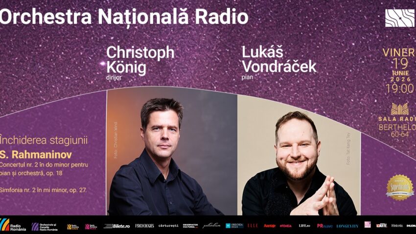 100% Rahmaninov – concert de închidere a stagiunii la Sala Radio
