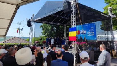 Președintele Israelului, Isaac Herzog, a participat la comemorarea Pogromului de la Iași