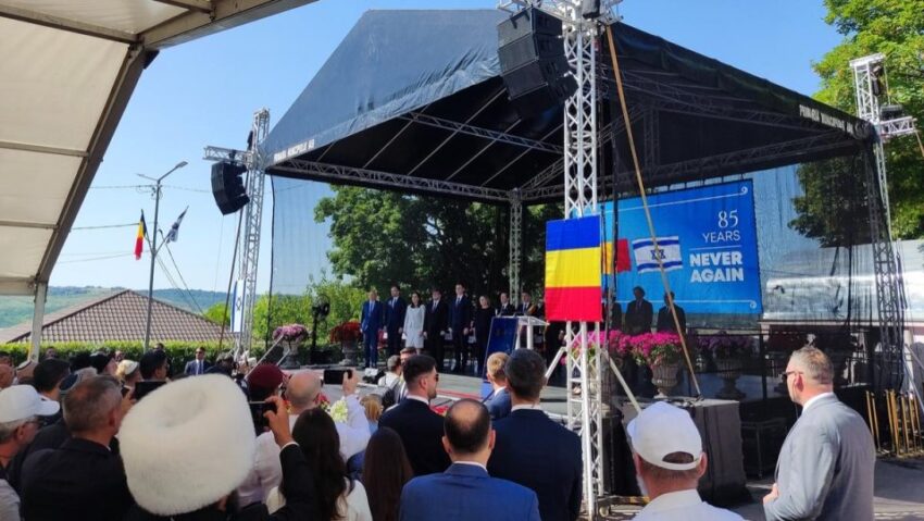 Președintele Israelului, Isaac Herzog, a participat la comemorarea Pogromului de la Iași