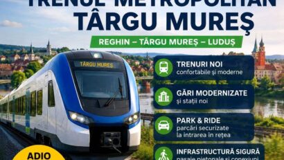 Proiectul tehnic al Trenului metropolitan Mureș, aprobat de CFR
