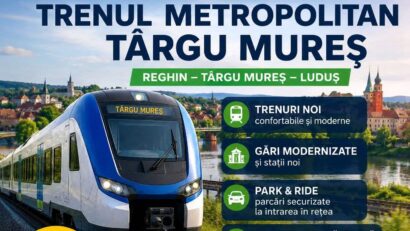 Proiectul tehnic al Trenului metropolitan Mureș, aprobat de CFR