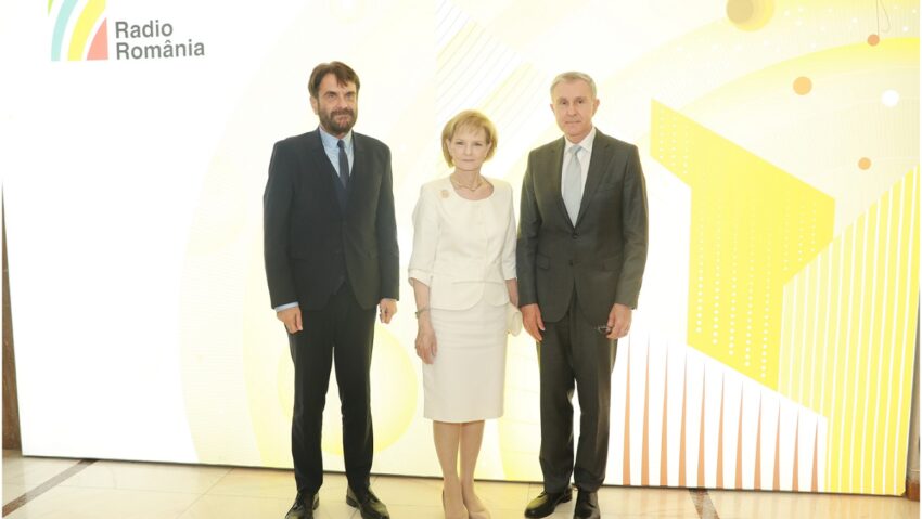 Majestatea Sa Margareta și Principele Radu, în vizită la Radio România