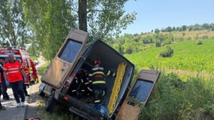 Un mort și un rănit grav, într-un accident rutier în județul Mureș