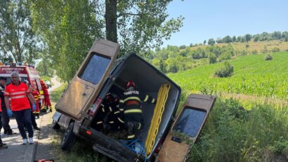 Un mort și un rănit grav, într-un accident rutier în județul Mureș