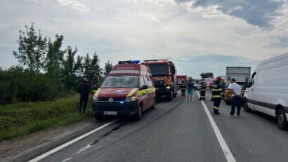 Accident rutier pe DN 1, în județul Sibiu