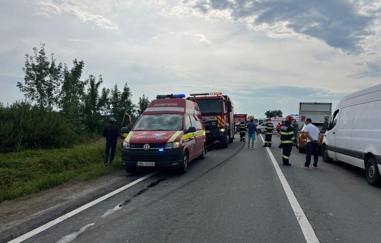 Accident rutier pe DN 1, în județul Sibiu