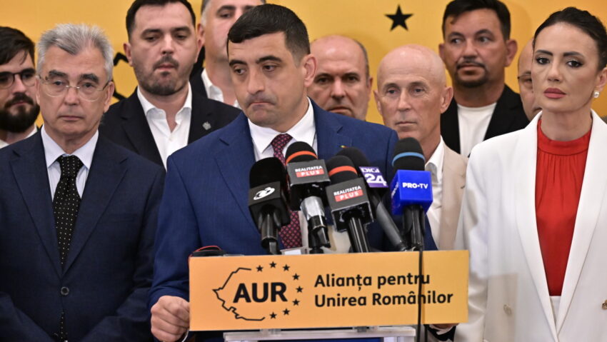 George Simion anunţă că AUR nu votează Guvernul Veştea