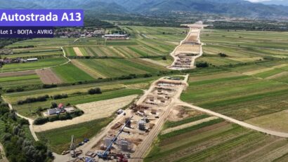 Progres de peste 13% la nodul rutier de la Boița, județul Sibiu