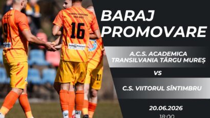 Academica Transilvania Târgu Mureş luptă pentru accederea în Liga a III-a