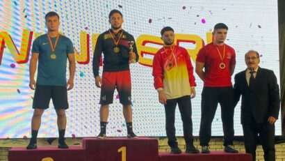 Luptătorul Bíró Krisztián, medaliat cu aur în Macedonia de Nord